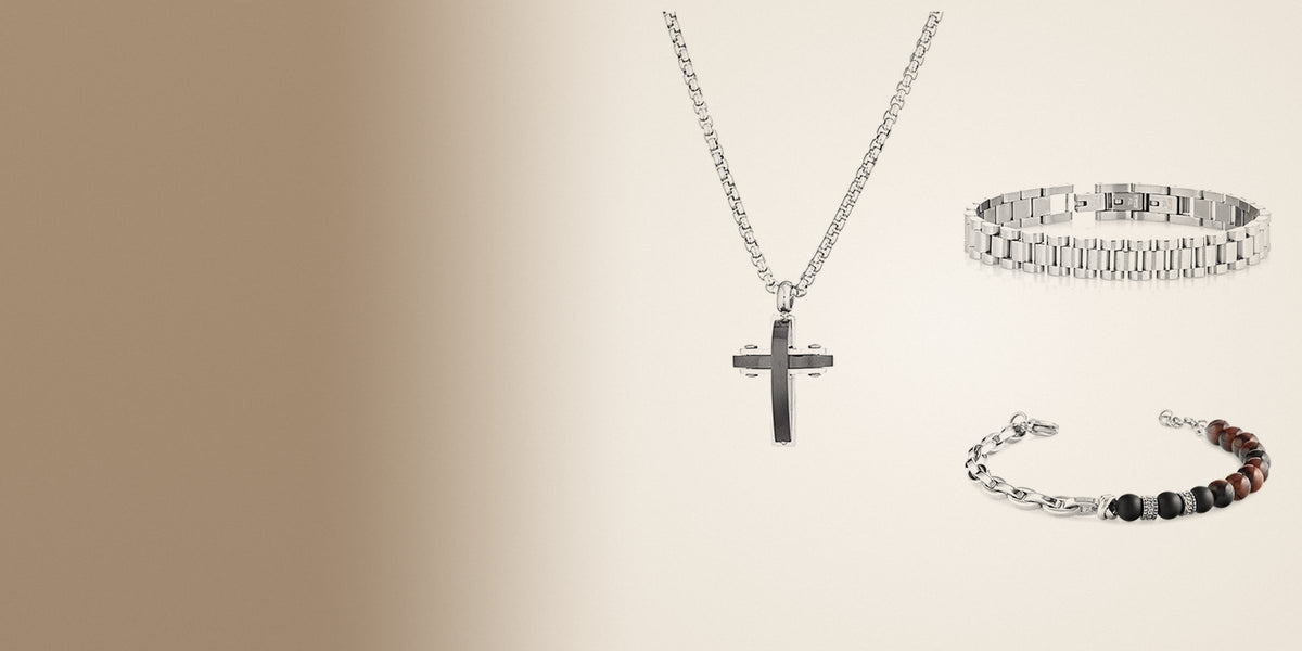 Marcello Pane Herrenschmuck aus Edelstahl