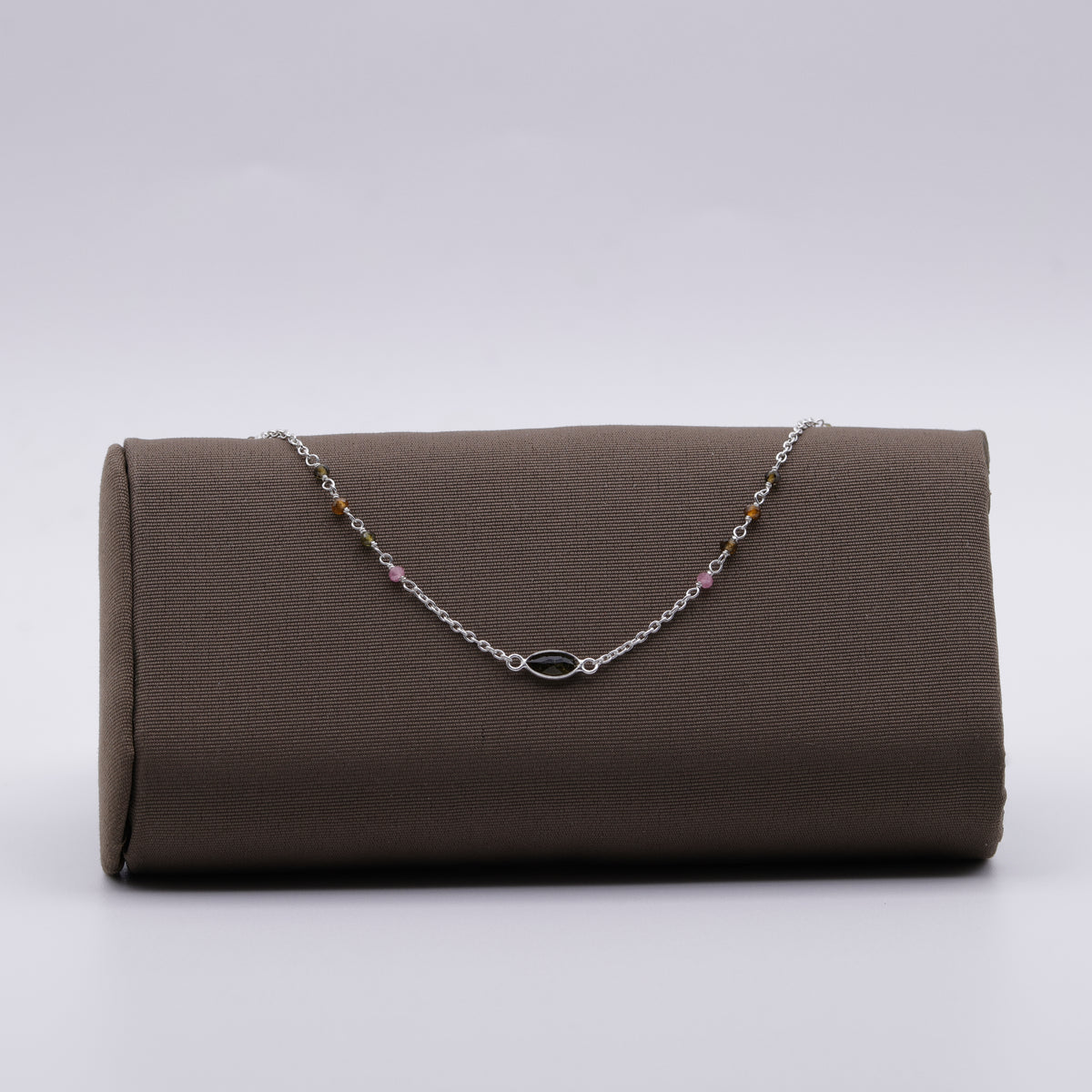 Multiturmalin Fusskette facettiert | 925 Sterling Silber