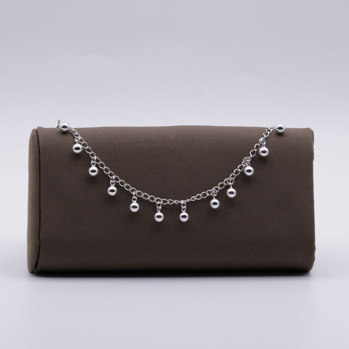 Silber Fusskette mit Kügelchen-Charms | 925 Sterling Silber