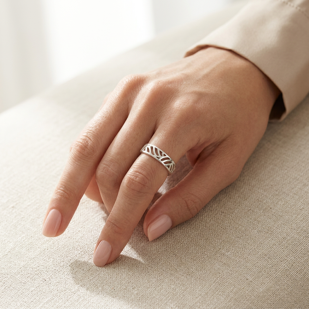 Filigran Ring durchbrochen | 925 Sterling Silber