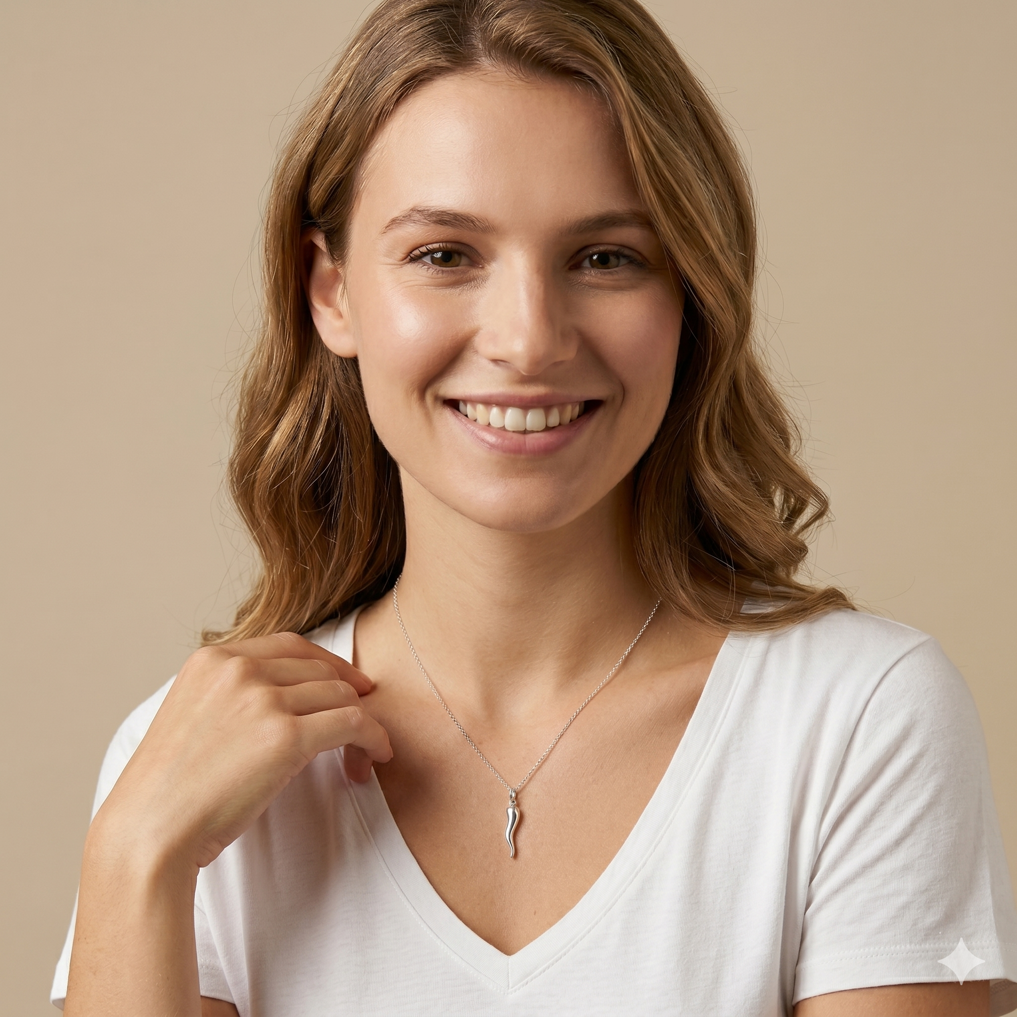 Cornicello Halskette | 925 Sterling Silber