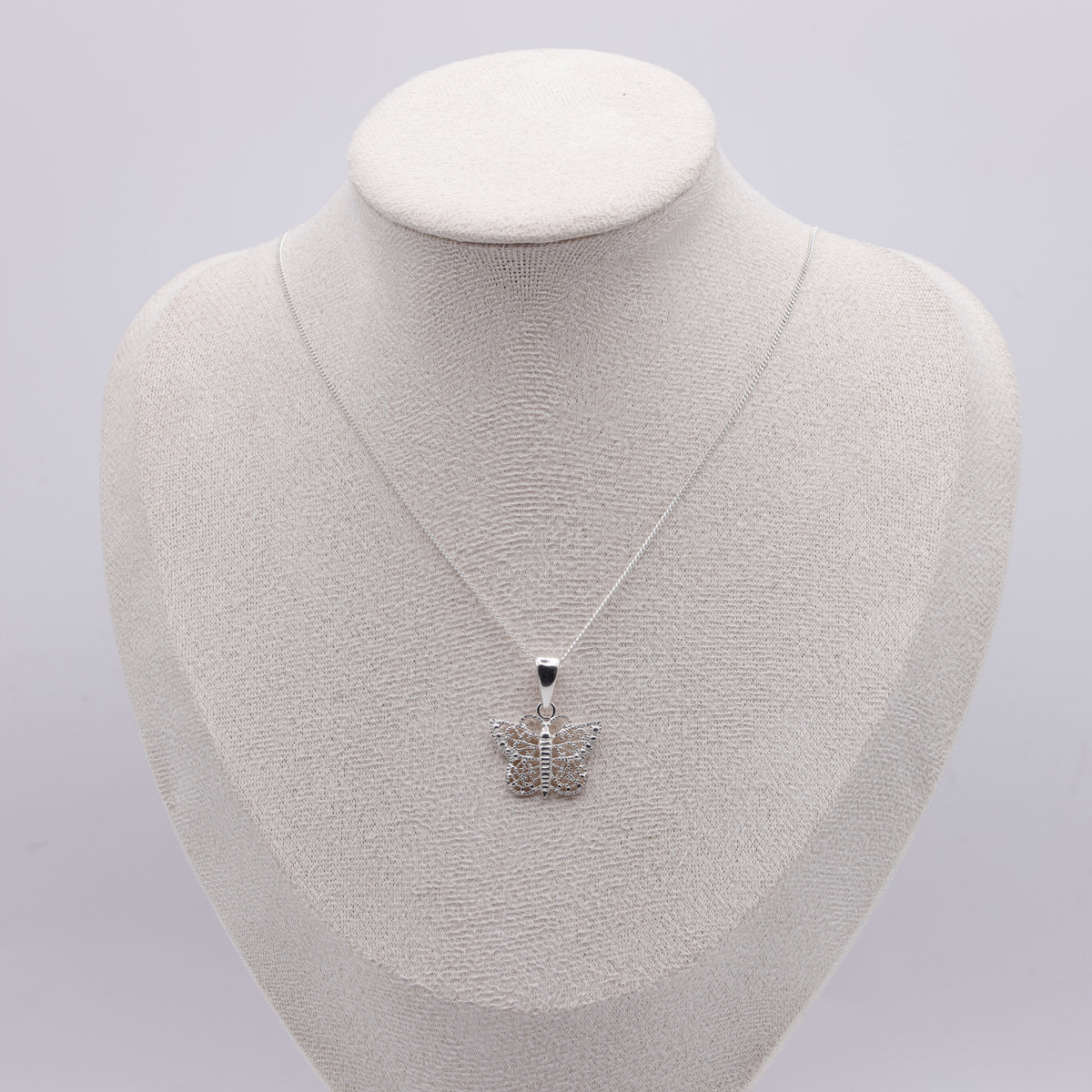 Schmetterling-Anhänger filigran | 925 Sterling Silber