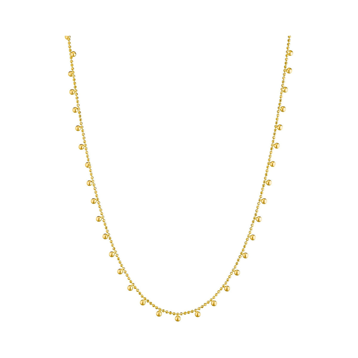 Marcello Pane Set Goldkügelchen – Halskette, Ohrhänger & Armband | 925 Sterling Silber