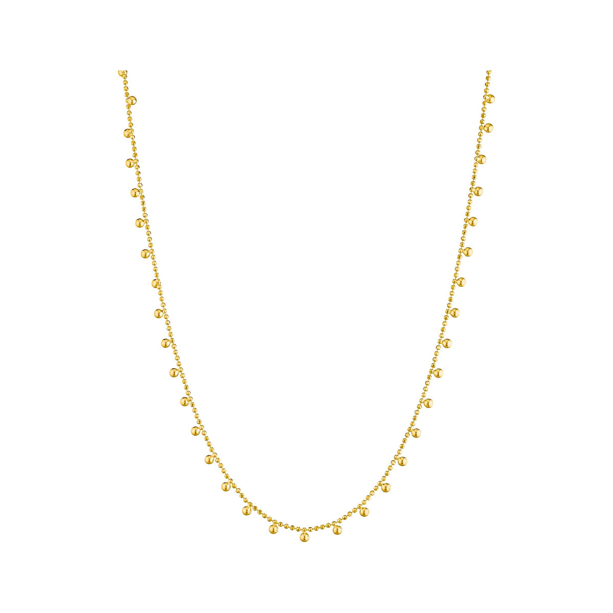 Marcello Pane Set Goldkügelchen – Halskette, Ohrhänger & Armband | 925 Sterling Silber